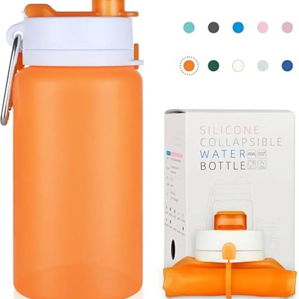 Packing Cubes Travel Bundle Collapsible Water Bottle & Silicone Bottle Covers - Picture 16 of 16
